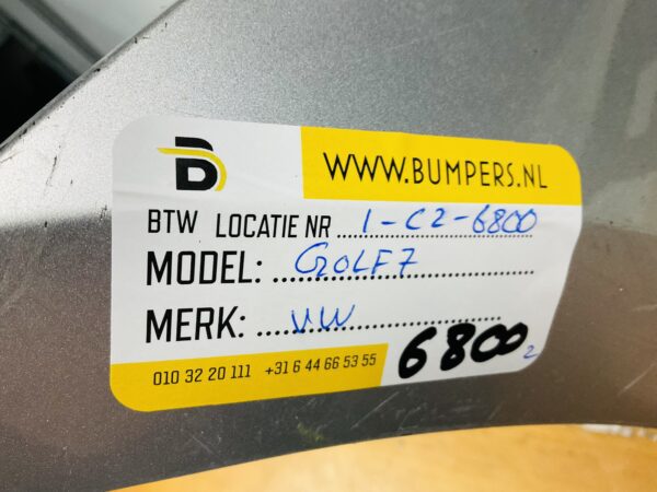 BUMPER Volkswagen Golf 7 kls 2012-2017 VOORBUMPER 1-C2-6800z