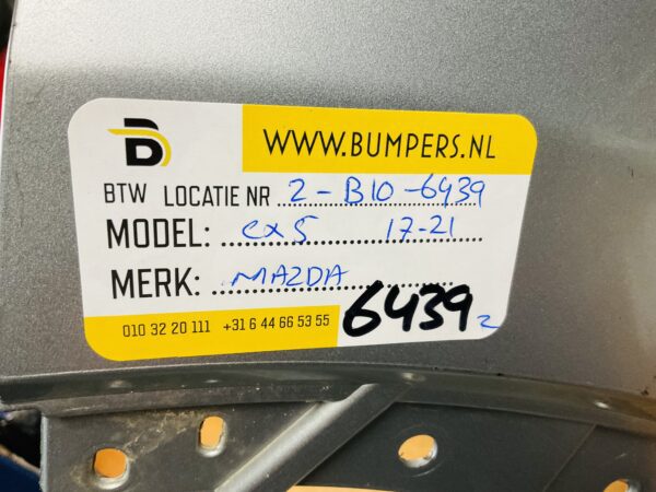 BUMPER Mazda CX5 2017-2021 VOORBUMPER 2-B10-6439z