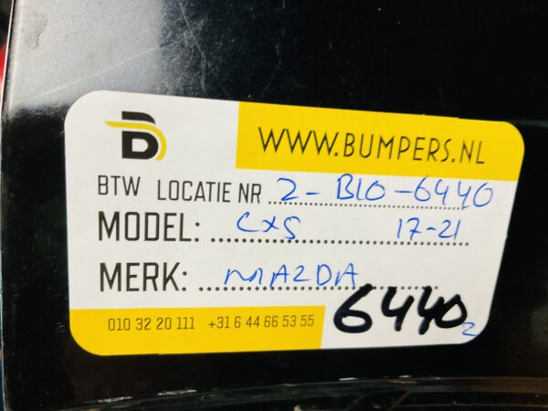 BUMPER Mazda CX5 2017-2021 VOORBUMPER 2-B10-6440z