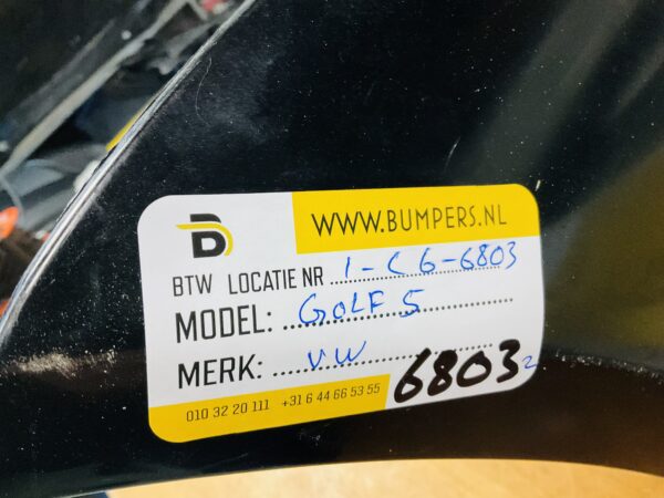 BUMPER Volkswagen Golf 5 GTI 2003-2008 VOORBUMPER 1-C6-6803z