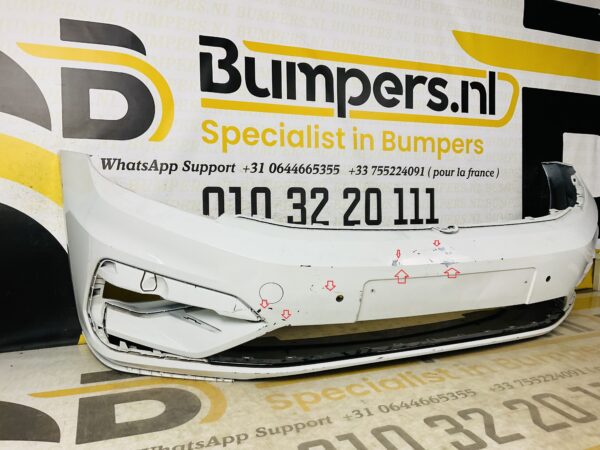 BUMPER Volkswagen Touran R-Line Rline Facelift 2018-2021 VOORBUMPER 1-B8-6805z