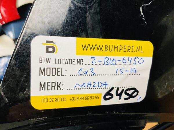 BUMPER Mazda CX3 2015-2019 VOORBUMPER 2-B10-6450z