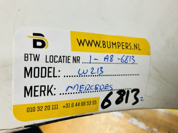 BUMPER Mercedes E Klasse W213 AMG 2016-2021 VOORBUMPER 1-A8-6813z