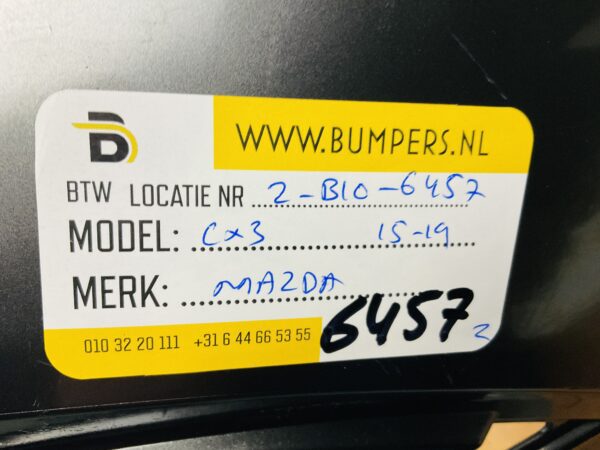 BUMPER Mazda CX3 2015-2019 VOORBUMPER 2-B10-6457z