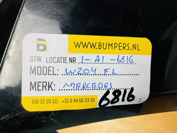 BUMPER Mercedes C Klasse W204 AMG Facelift  VOORBUMPER 1-A1-6816z