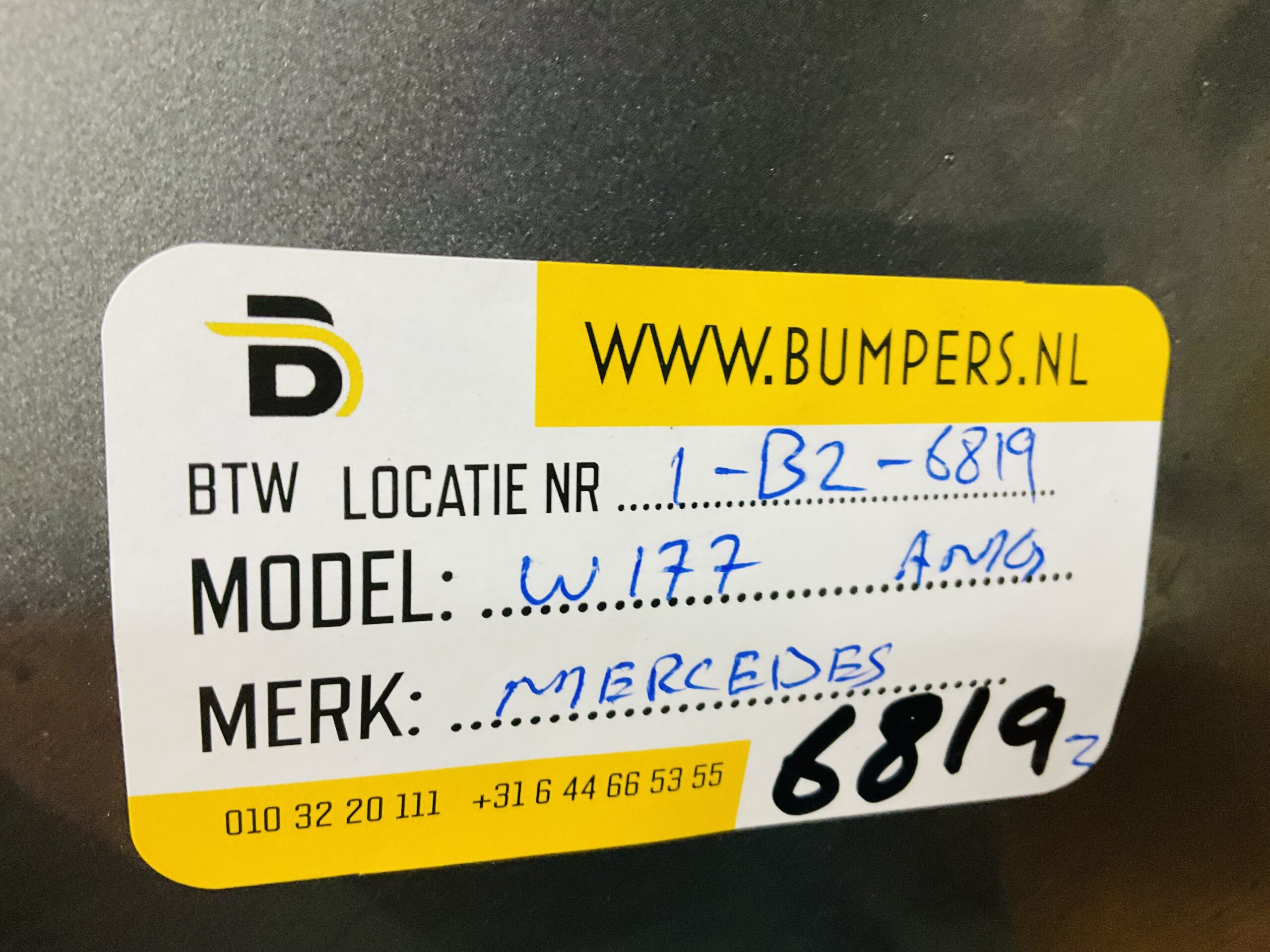 BUMPER Mercedes A Klasse W177 AMG 2019-2021 VOORBUMPER 1-B2-6819z