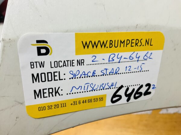 BUMPER Mitsubishi Spacestar 2012-2017 VOORBUMPER 2-B4-6462z
