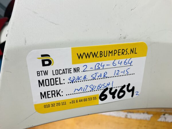BUMPER Mitsubishi Spacestar 2012-2017 VOORBUMPER 2-B4-6464z