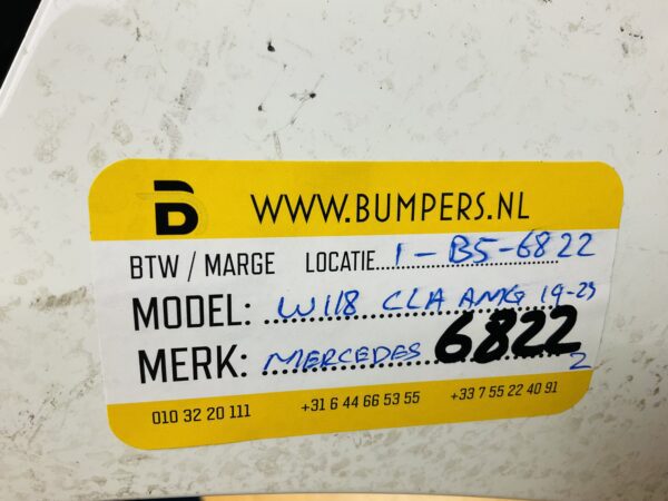 BUMPER Mercedes CLA Klasse W118 AMG 2019-2021 VOORBUMPER 1-B5-6822z