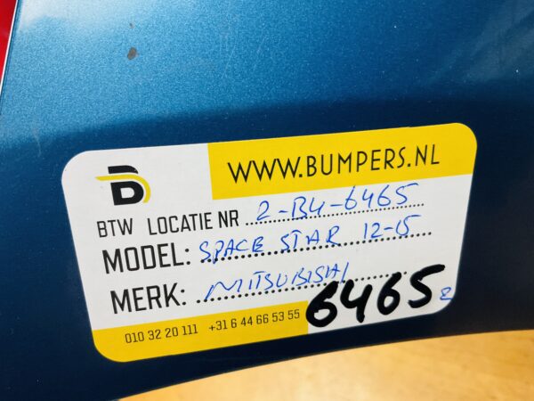 BUMPER Mitsubishi Spacestar 2012-2017  VOORBUMPER 2-B4-6465z