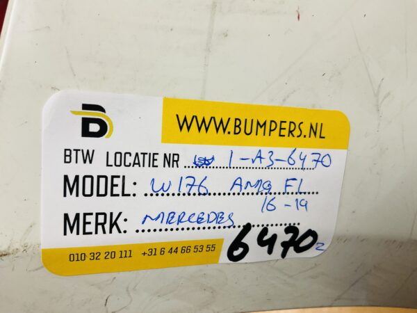 BUMPER Mercedes A Klasse W176 AMG Facelift 2016-2019 VOORBUMPER 1-A3-6470z