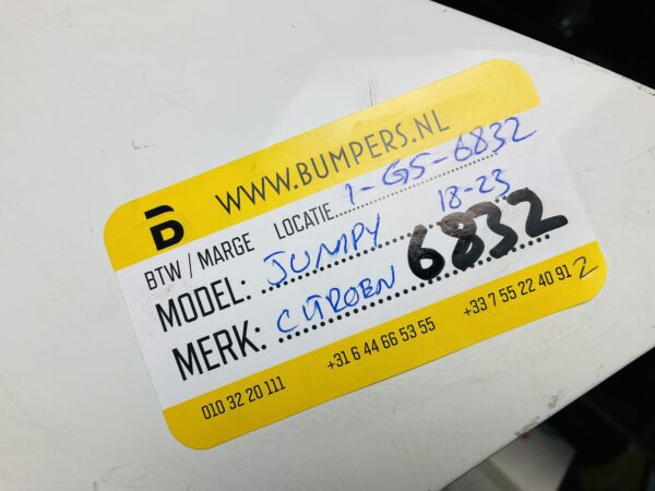 BUMPER Citroen Jumpy  2018-2023 VOORBUMPER 1-G5-6832z