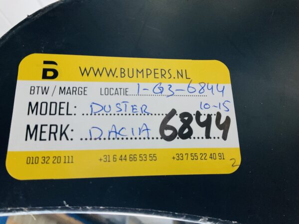 BUMPER Dacia Duster 2010-2015 VOORBUMPER 1-G3-6844z