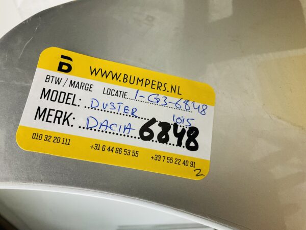 BUMPER Dacia Duster 2010-2015 VOORBUMPER 1-G3-6848z