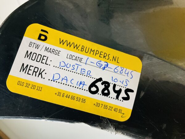 BUMPER Dacia Duster 2010-2015 VOORBUMPER 1-G3-6845z