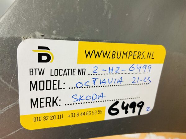 BUMPER Skoda Octavia 4  2021-2023 VOORBUMPER 2-H2-6499z