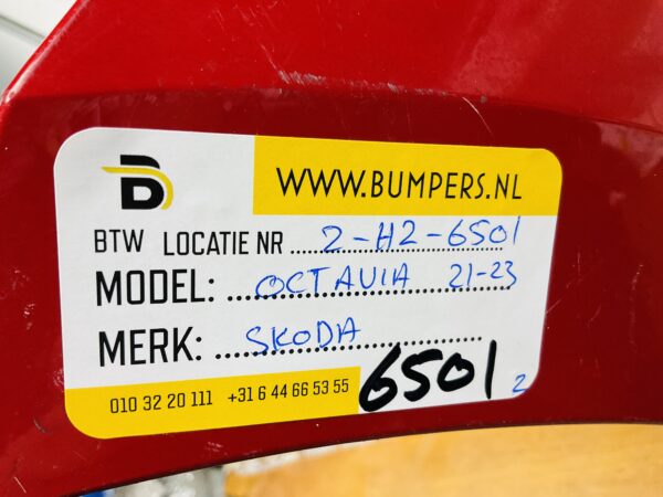 BUMPER Skoda Octavia 4  2021-2023 VOORBUMPER 2-H2-6501z