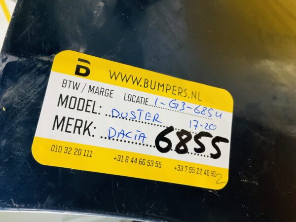 BUMPER Dacia Duster 2017-2020 VOORBUMPER 1-G3-6855z
