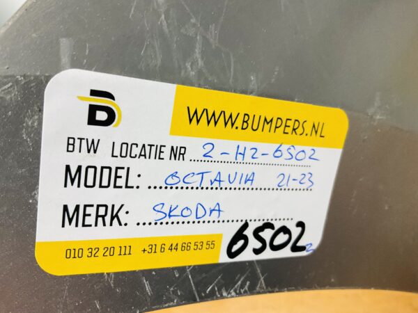 BUMPER Skoda Octavia 4  2021-2023 VOORBUMPER 2-H2-6502z