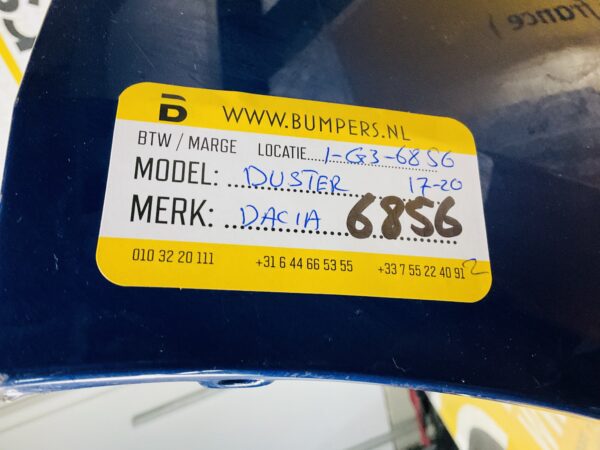 BUMPER Dacia Duster 2017-2020 VOORBUMPER 1-G3-6856z