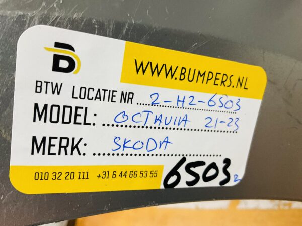 BUMPER Skoda Octavia 4  2021-2023 VOORBUMPER 2-H2-6503z