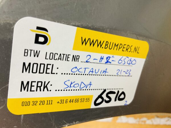 BUMPER Skoda Octavia 4  2021-2023 VOORBUMPER 2-H2-6510z