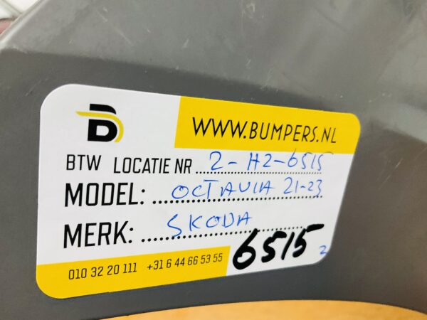 BUMPER Skoda Octavia 4  2021-2023 VOORBUMPER 2-H2-6515z