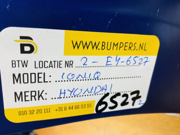BUMPER Hyundai Ioniq  VOORBUMPER 2-E4-6527z