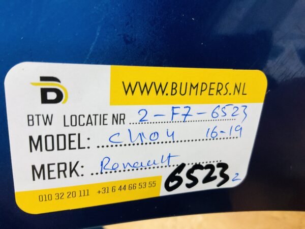 BUMPER Renault Clio 4 Facelift 2016-2019 VOORBUMPER 2-F7-6523z