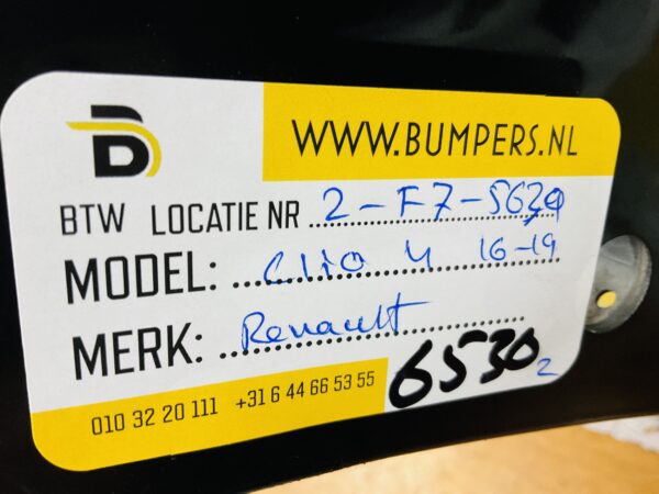 BUMPER Renault Clio 4 Facelift 2016-2019 VOORBUMPER 2-F7-6530z