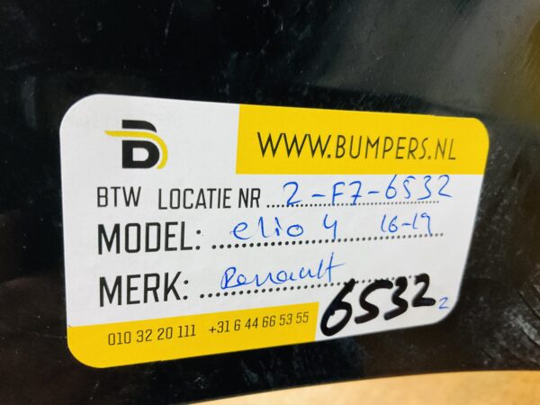 BUMPER Renault Clio 4 Facelift 2016-2019 VOORBUMPER 2-F7-6532z