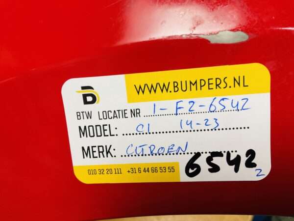 BUMPER Citroen C1 2014-2023 VOORBUMPER 1-F2-6542z