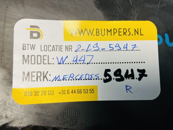 Onderplaat Mercedes V Klasse A4478850036 Bumperlip W447 2-L9-5947R