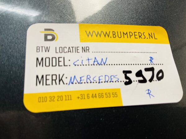 Zijscherm Mercedes Citan W415 Scherm 2-Q2-5970 R
