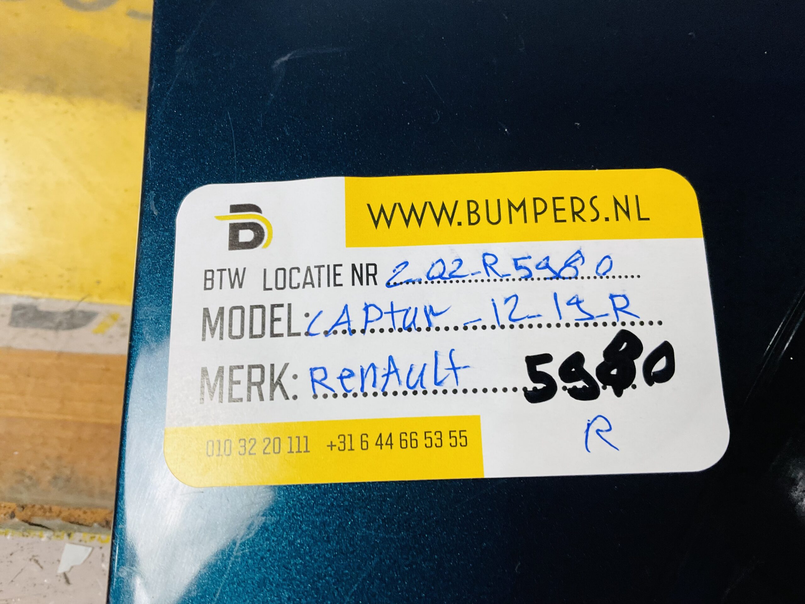 Zijscherm Renault Captur 2012-2019 Scherm 2-Q2-5980 R