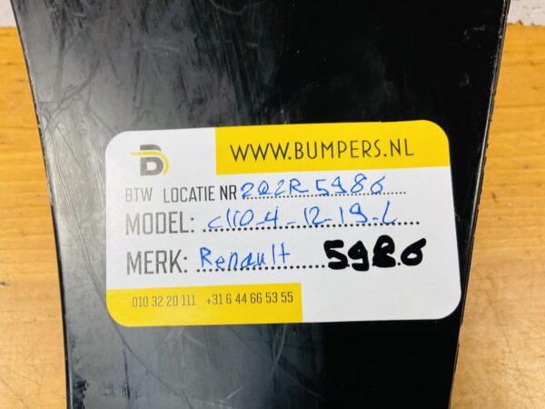 Zijscherm Renault Clio 2012-2019 Scherm 2-Q2L-5986 R