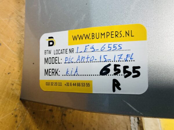 Bumper Kia Picanto Facelift 2015-2017 Achterbumper 1-E9-6555R