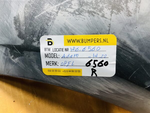Bumper Opel Adam 2014-2022 Achterbumper 1-F6-6560R