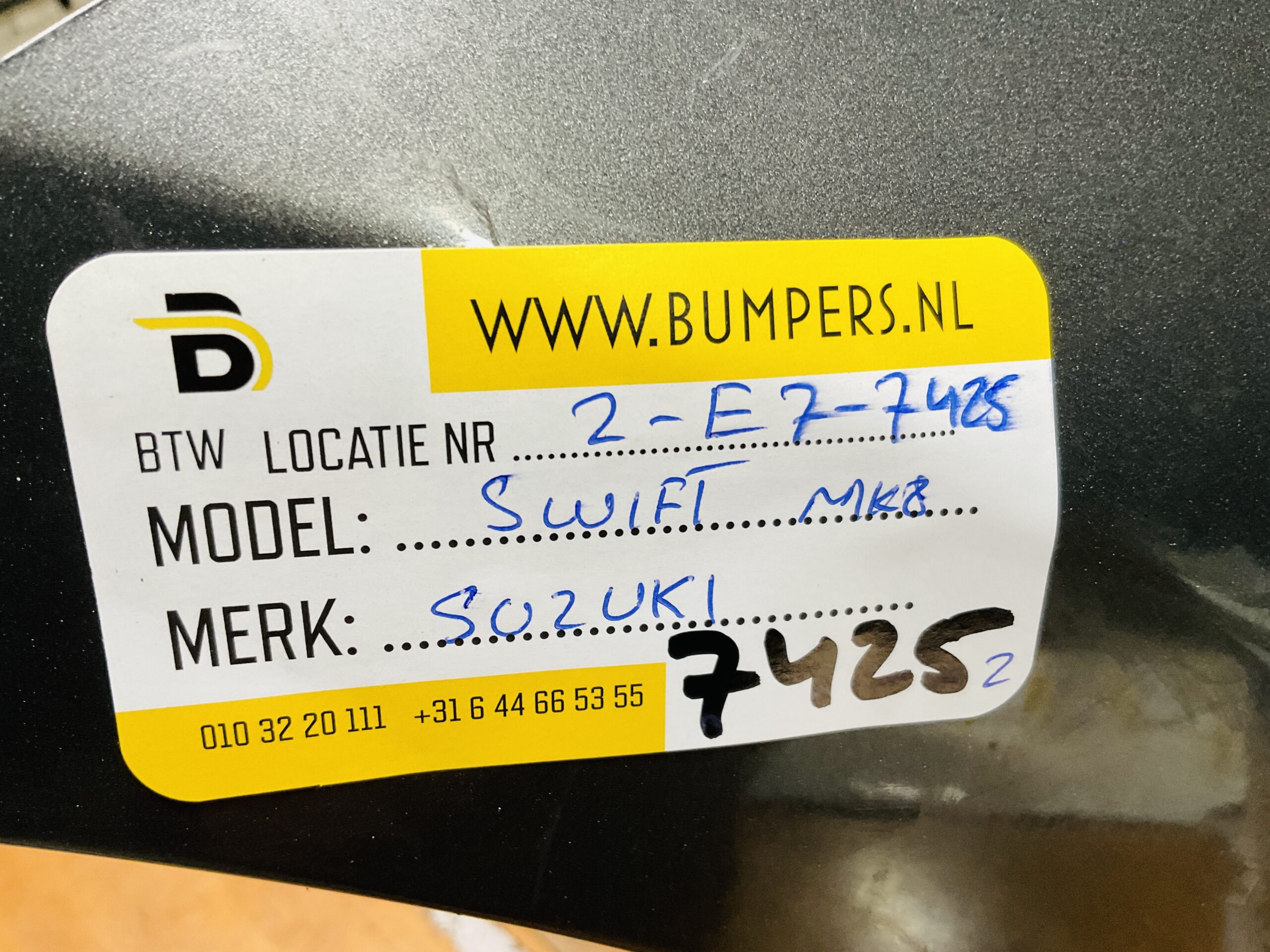 BUMPER Suzuki Swift MK8 2017-2023 VOORBUMPER 2-E7-7425z