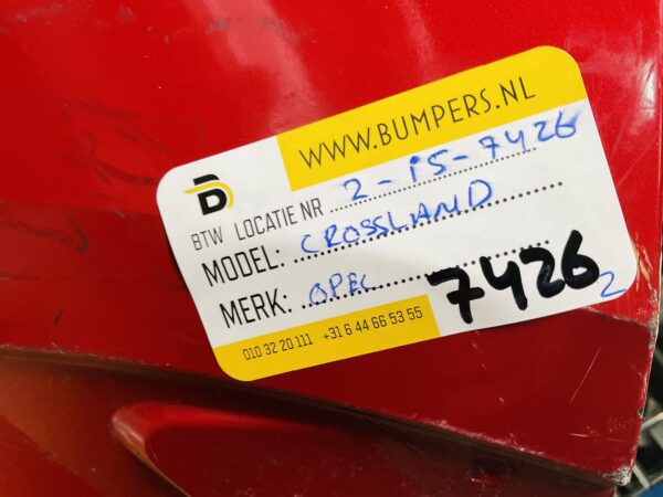 BUMPER Opel Crossland 2016-2021 VOORBUMPER 2-i5-7426z