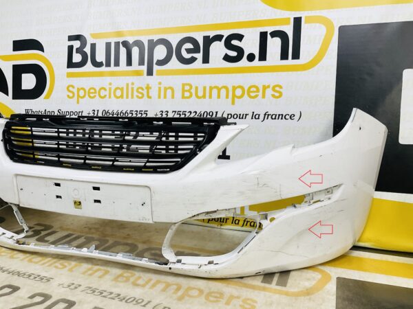 BUMPER Peugeot 308  Normaal 2012-2016 VOORBUMPER 2-J3-7435z