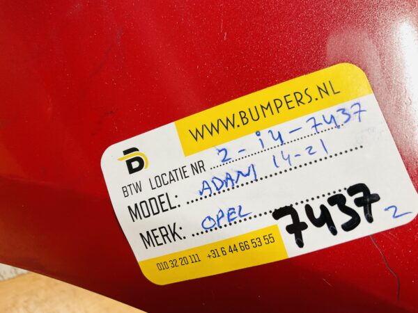 BUMPER Opel Adam 2014-2021 VOORBUMPER 2-i4-7437z