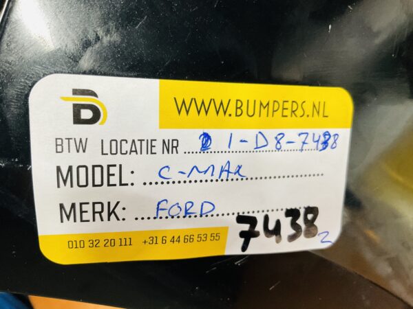 BUMPER Ford C-Maz C Max VOORBUMPER 1-D8-7438z