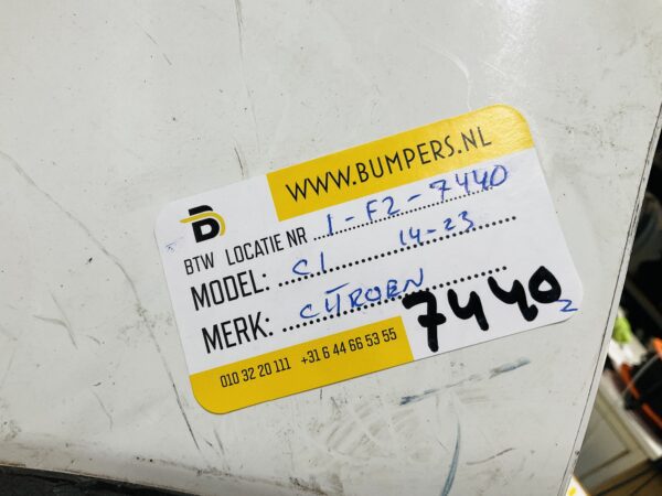 BUMPER Citroen C1  2014-2023 VOORBUMPER 1-F2-7440z