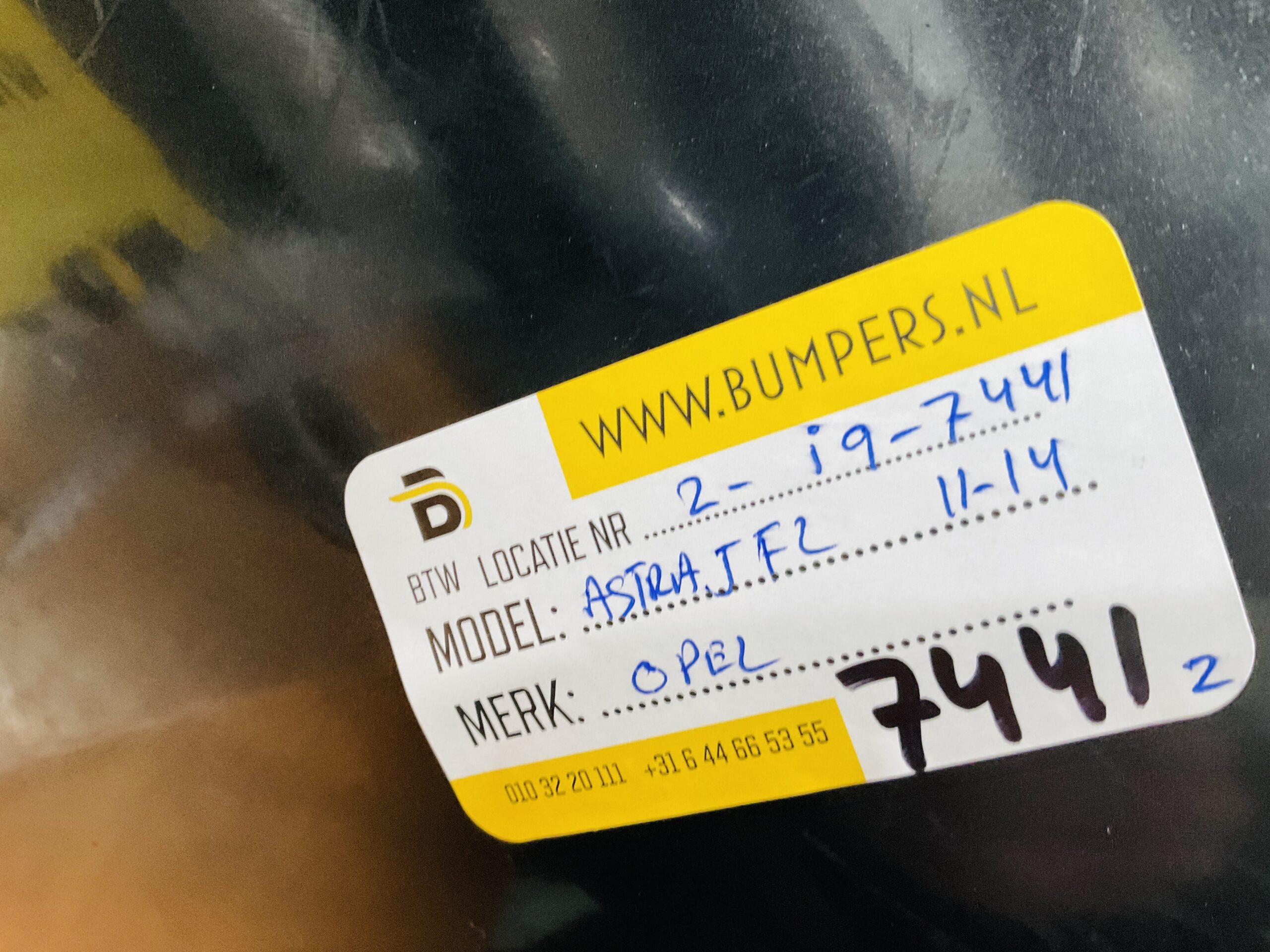 BUMPER Opel Astra J 2011-2014 VOORBUMPER 2-i9-7441z