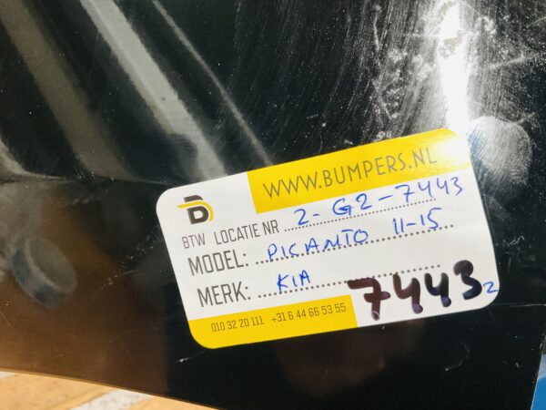 BUMPER Kia Picanto 2011-2015 VOORBUMPER 2-G2-7443z