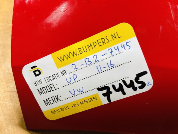 BUMPER Volkswagen UP 2011-2017 VOORBUMPER 2-B2-7445z