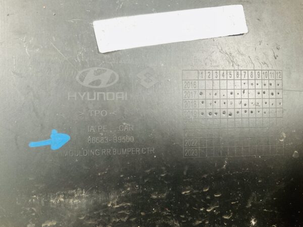 Bumper Hyundai I10 2016-2019 Achter Bumper 1-F7-7455R