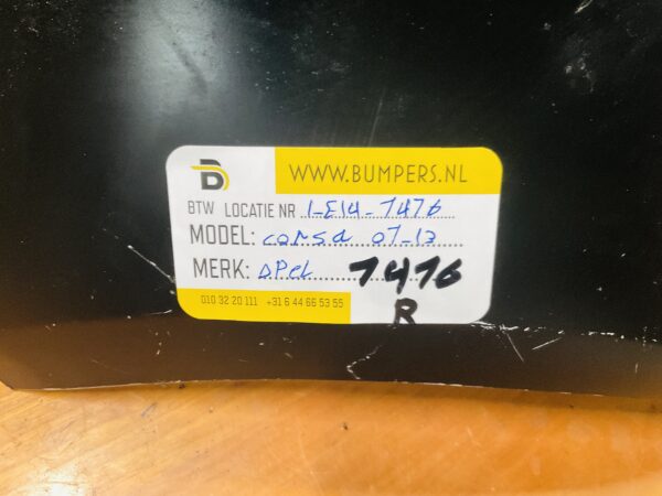 Bumper Opel Corsa D 2007-2013 Achterbumper 1-E2-7476R
