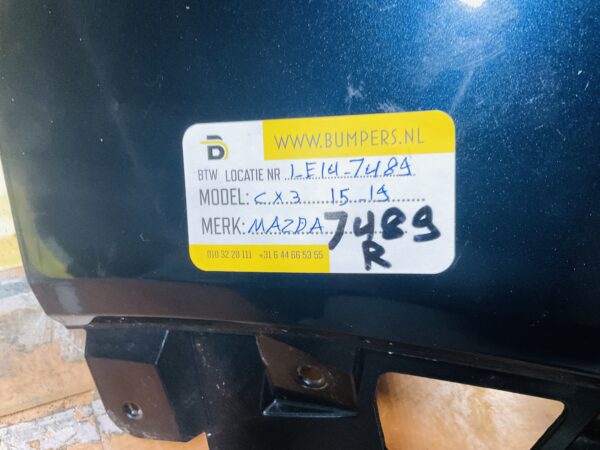 Bumper Mazda CX3 2015-2019 Achterbumper 1-E2-7489R